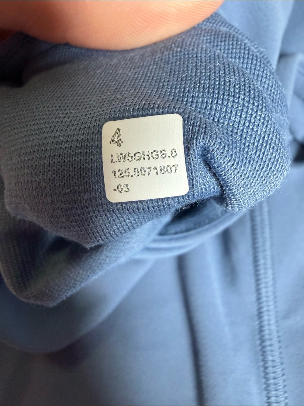 NWT Lululemon Align HR Pant w/Pockets 28” Size 4 Washed Denim - Picture 10 of 10